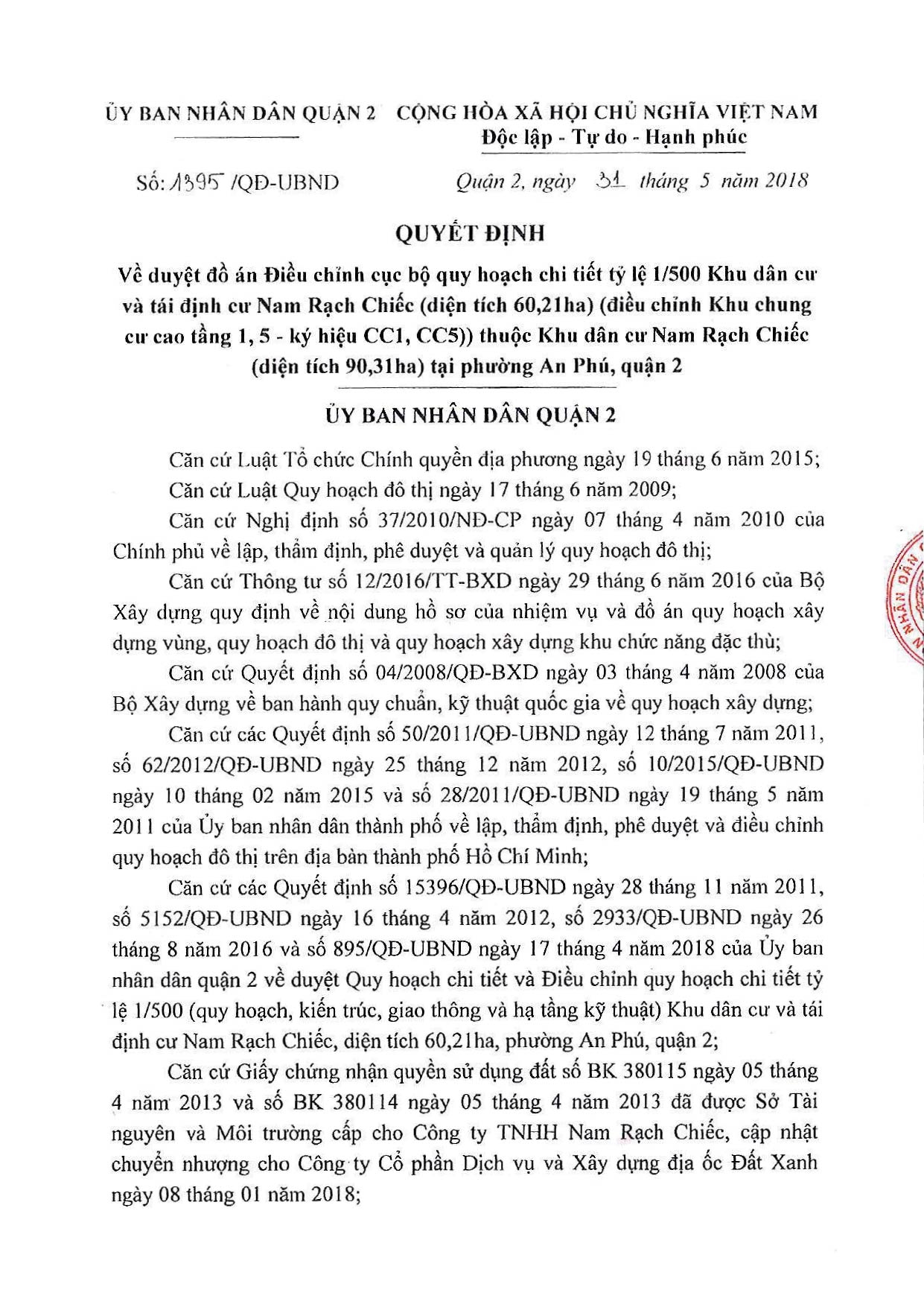 Phê duyệt điều chỉnh cục bộ quy hoạch chi tiết 1/500